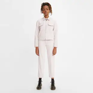 Levi's® MOJ 日本製布料 復古高腰廓型牛仔長褲 白 女款 75645-0018 熱賣單品