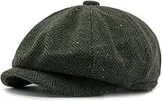 [HAMKVBPR] Men's Beret Hats Retro Octagonal Cap Men's Beret Duck Tongue Cap Newsboy Cap Mens Hat Flat Cap
