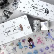 10 PET & Washi Tapes Bundle for Journaling and Scrapbooking - Junk Journal Su...