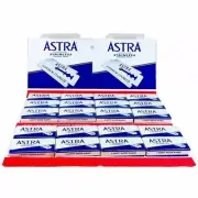 100 Astra Double Edge Razor Blades - Superior Stainless - FAST Shipping