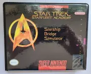 Star Trek Starfleet Academy Starship Bridge Simulator CASE ONLY SNES Box