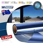 MODIGT Home Privacy Film Blue 300CM x 100CM One Way Mirror Glass Tint