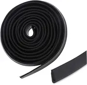MUCKLILY U Channel Rubber Seal Strip Flexible Weather Stripping Edge Guard for Doors Noise Isolation Heat Cold Resistant Easy to Cut Decorative Trim for Sharp Edges
