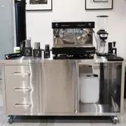 Med Coffee Cart & Futurete Horizont with DIP DK-65 Package with Barista Pro Pack