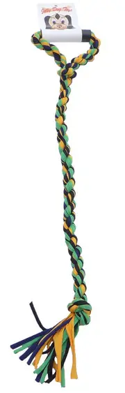 Jolly Ropes Dog Tug Toy Single With Handle Boredom Breaker Aust Made