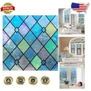 Static Cling Decorative Window Film – Rainbow Glass & UV Block - 1 Count