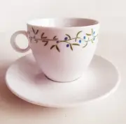BRAVO COLLECTION BY MAKIS TSELIOS VINTAGE GREEK COFFEE CUP & SAUCER MUG