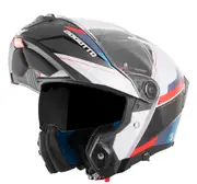 Bogotto FF404 Ezion Helmet, black-white-red-blue, Size XL for Men Black White Red Blue