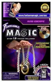 NEW Fantasma Magic Ring Escape 15+ Included Trick Tricks Set / DVD Illusions