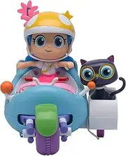 True and The Rainbow Kingdom Figurines - True's Strawberry Racer with True and Bartleby Cute Colourful Articulated Figures and Toy Race Car - Ages 3+