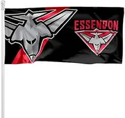 Essendon Bombers AFL Pole Flag Large 1800x900mm Licensed (Pole not Included)