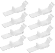 iplusmile Curtain Accessories 8pcs Vertical Blind Clips Replacement Valance Clips Wear Resistant Design for Drapes Window Blind Clamps