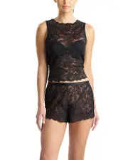 Natori Peony Lace Sleep Shorts