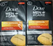 Dove Men +Care Skin Defense Hydrating Antibacterial Hand Body Shave Soap 12 Bars