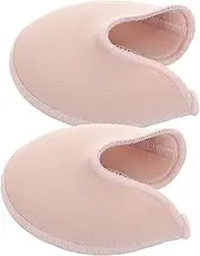 SOESFOUFU 1 Pair Ballet Pointe Set Ball of Foot Cushions Ballet Dance Shoe Toe Pads Ballet Toe Covers Toe Topper Socks Foot Protectors for Feet Toe Protectors Miss Baotou Knitted