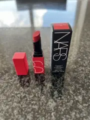 new NARS Powermatte Lipstick 132 Dragon Girl .02oz/.8g MINI Travel NIB siren RED