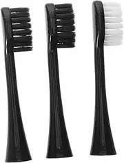 Generic 3pcs Electric Toothbrush Head Soft Bristle Toothbrush Toothbrushes Toothbrush for Toothbrush Heads Toothbrush Electric Tooth Brush Electronic Toothbrush Plastic Black