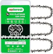 20 Inch Husqvarna Chainsaw Chain .050" Gauge,.325" Pitch, 80 Drive Links for Husqvarna 450 (Rancher), 545 (Rancher), 550 (XP) 445(E) Stihl Craftsman s205 Jonsered 2035 3 Pack M80 (20MO80X3)