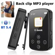 Clip MP3 Player Support 128G Bluetooth Lossless Music FM Radio Recorder SportSr