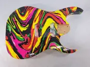 Alder JPM Hardtail Guitar body fits Ibanez(tm) 6 string RG and Jem Necks J1807