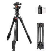 Tripod SLR Camera Tripod Compact Ultra Light 4 Tiers 160cm 360 Degree Rotation 1