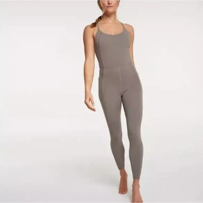 Calia by Carrie Underwood Dark Grey Inspire Strap Bodysuit Size Medium NWT