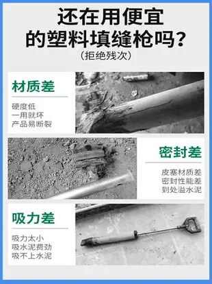 【台灣保固】德國日本進口博世水泥填縫槍門窗灌縫工具打水泥槍注漿器不銹鋼砂