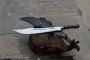 Custom Handmade Carbon Steel Blade Scimitar Sword Hunting Machete Camping