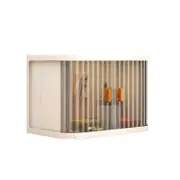 Desktop organizer plastic clutter desktop creative collapsible storage box pp