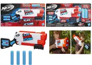 Nerf Mega XL Double Crusher Blaster 4 Mega Whistler Darts Ages 8+ Toy Fire Play