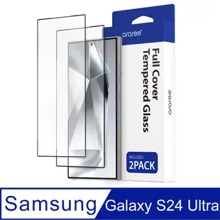 Araree 三星 Galaxy S24 Ultra 強化玻璃螢幕保護貼(2片裝)