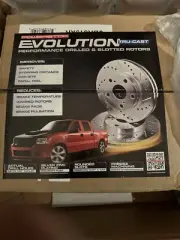 90-94 Mitsubishi Eclipse Rear Brake Rotors Drilled & Slotted 1g Dsm Talon Laser