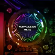 Custom Print Partial AIO Cover for Lian Li GALAHAD CPU Cooler