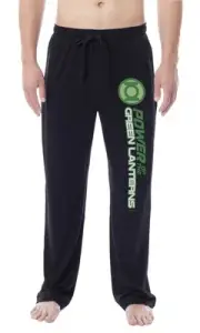DC Comics Mens' Green Lantern Blackest Night Pajama Pants - All Corps