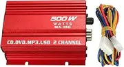 Amplifier Car Audio, Speaker Amp Car Amplifier, 2 Channel Audio Amplifier, Car Speaker Amplifier, 2 Channel Audio Amplifier for Car Speakers with Compact Design and Powerful Performance