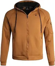 [Spyder] Men's Hoodie - Sherpa Lined Fleece Zip Up Jacket with ThermoWeb Insulation - Warm Outerwear Hoodies for Men (S-XXL)
