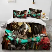 f1246 Bed Sheets A-Apex Legends Game Gamer Cartoon Comforter Bedding Set,Duvet Cover Bed Set Quilt Cover Pillowcase,king Queen Size Bedding SetBed Sh