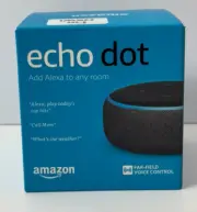 Amazon Echo Dot (3rd Gen) Alexa Far-Field Voice Control - New In Box - Black