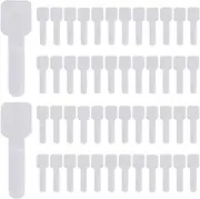 IKOPFLN Pack of 50 Outdoor Adhesive Hooks, Adhesive Hooks for Cat Net, Balcony, Fixation for Balcony Net for Cats, No Drilling, Cat Protection Net, 28 x 90 mm