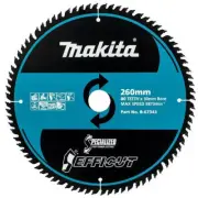 MAKITA 260mm 80T TCT Circular Saw Blade for Wood Cutting - Mitre Saws - EFFICUT