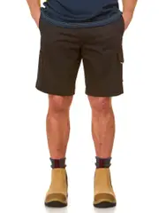 King Gee Work Cool 2 Rip Stop Black Shorts