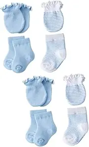 [WOFASHPURET] 8 Pairs Socks Gloves Unisex Socks Suits for Boys Kit Newborn Socks Adorable Gloves Mittens Socks for Boy Socks Child Cute Gloves Pink