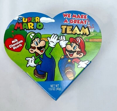 Frankford Super Mario Bro Small Valentine’s Day Chocolates 1.6oz Hearts Mario