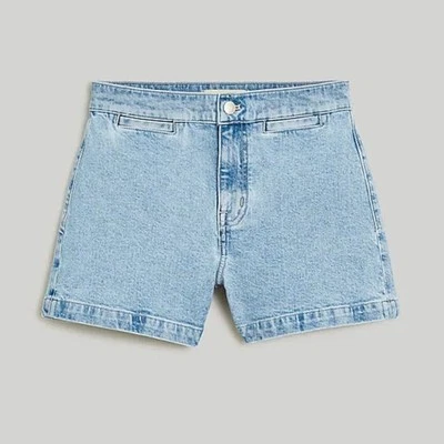 Madewell High Rise Emmett Welt Pocket Shorts US Women's 33 Plus New