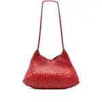 [Dragon Diffusion] Dragon Diffusion Santa Rosa Braided Leather Shoulder Bag ONE SIZE RED