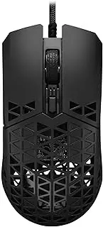 TUF Gaming M4 Air Gaming Mouse - 47g Ultra Lightweight Air Shell Design, 6 Programmable Buttons, IPX6 Water Resistance, PTFE Mouse Feet, TUF Gaming Paracord, ASUS Antibacterial Guard