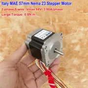 Italy MAE NEMA 23 2-phase 4 8-wire 57mm CNC Stepping Stepper Motor Large Torque