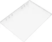 Veemoon Simplistic Frosted Acrylic Binder Cover for Notebooks Planners Journals Stylish Detachable Diary Cover for School Office Home Use