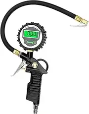 Digital LCD Display Car EU Tire Air Pressure Inflator Gauge LED Backlight Vehicle Tester Inflation Monitoring Manometer