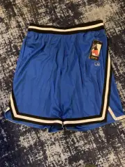 And1 Mens Basketball Gym Workout Running Shorts Blue And Black Large